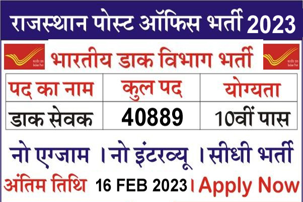 Post Office Direct Recruitment 2023